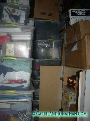 Our fery full storage in October 2009