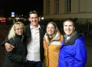 Oldenburg with Carrie's cousin joern sabine carrie and jonathan in Oldenburg