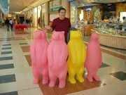 bergamo mall bergamo mall plastic bears and a penguin