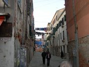 Clotheslines between houses in Venice Clothesline Venice