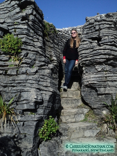 Punakaiki pancake rocks and blow holes New Zealand Punakaiki pancake rocks and blow holes New Zealand