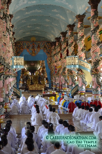 Cao Dai Temple in Southern Vietnam