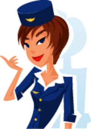 flight attendant.gif