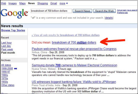 Did you mean 700 Million, not 700 billion?  Because there is no way could it be 700 billion.